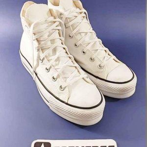 WOMENS CONVERSE CHUCK TAYLOR ALL STAR LIFT SNEAKERS. size 9.5. "LIKE NEW"